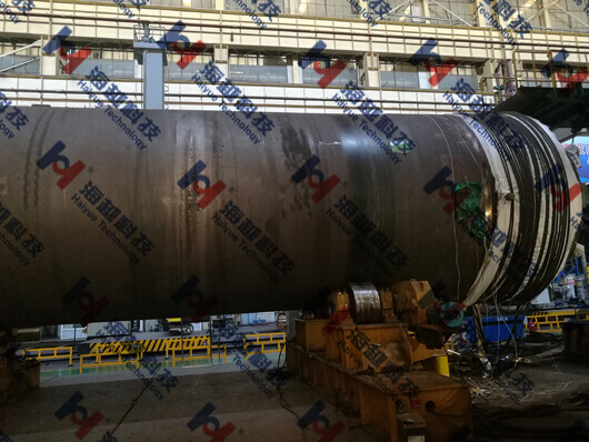 【中頻感應加熱器應用】核電蒸發器筒體和封頭焊縫的焊后熱處理