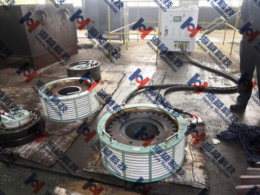 【中頻感應加熱器應用】齒輪、軸承、聯軸器的熱套熱拆