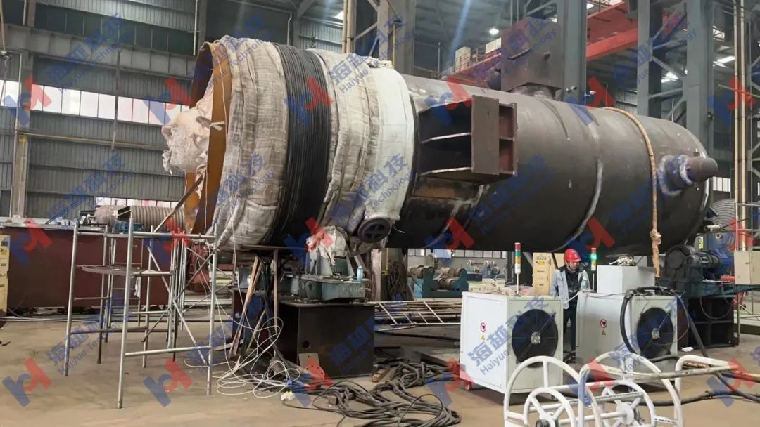 直徑2750mm，壁厚110mm，熱處理溫度760±10℃