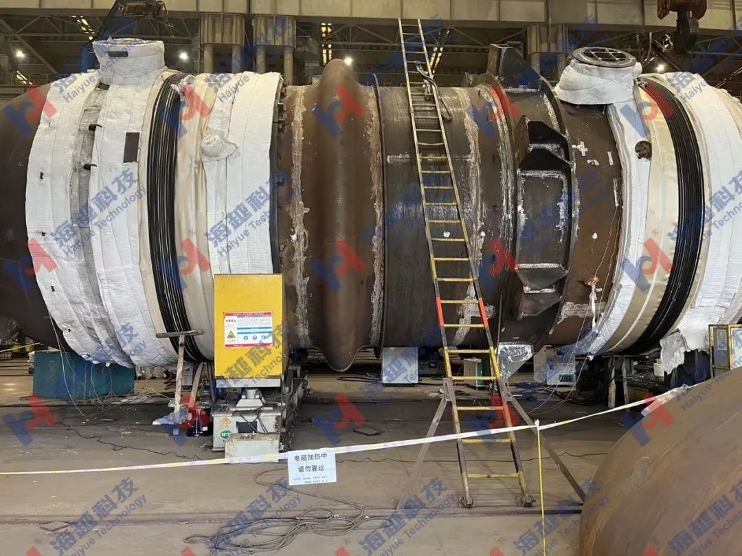 直徑4780mm，壁厚140mm，熱處理溫度680±10℃