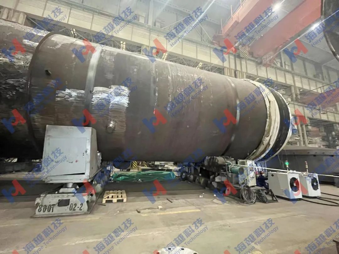 直徑5800mm，壁厚246mm，熱處理溫度690±14℃